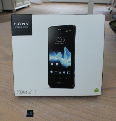 Sony Xperia T 13MP  16gb SD kaart Zeer nette staat