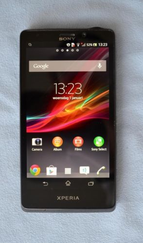 Sony Xperia T zwart, nieuwstaat, 1 jaar garantie, bon