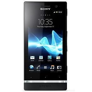 Sony Xperia U Zwart  Gebruikt  12 mnd. Garantie