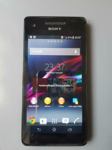 Sony Xperia V met screenprotector