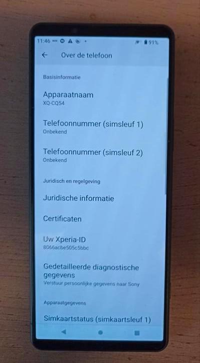 Sony Xperia X5 IV - Groen - 128GB - 3 weken oud
