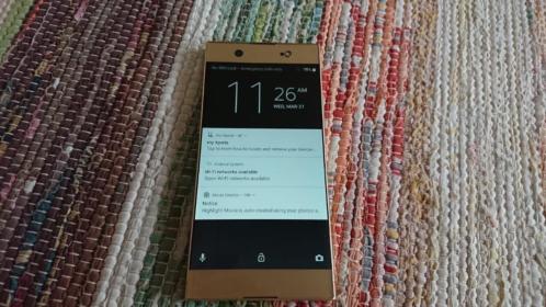 Sony Xperia XA1 ultra gold zgan 7 maanden jong