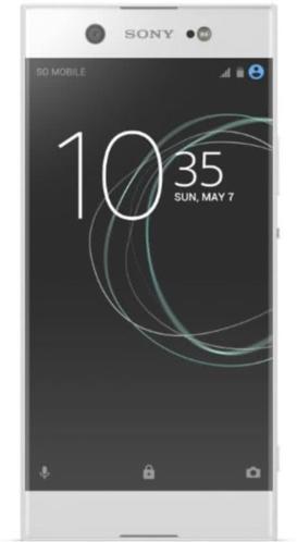 Sony Xperia XA1 Ultra wit met roze hoesje