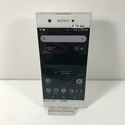 Sony Xperia XA1 Wit 32GB  Gebruikte staat