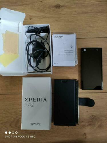 Sony Xperia Xa2 mobiele telefoon incl. Doosje, lader, hoesje