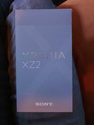 Sony Xperia XZ2 Black 64 GB in superstaat met lederen hoesje