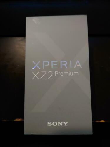 Sony Xperia XZ2 Premium, inclusief hoesje,en doos