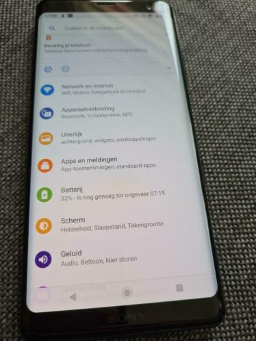 Sony Xperia XZ3 64GB, dualsim in goede staat