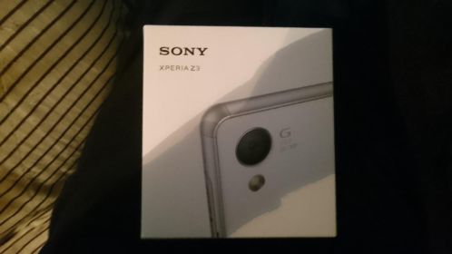 sony xperia z 3 splinternieuwe in doos kleur zwart 