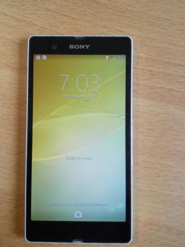 Sony xperia z - barst in het scherm