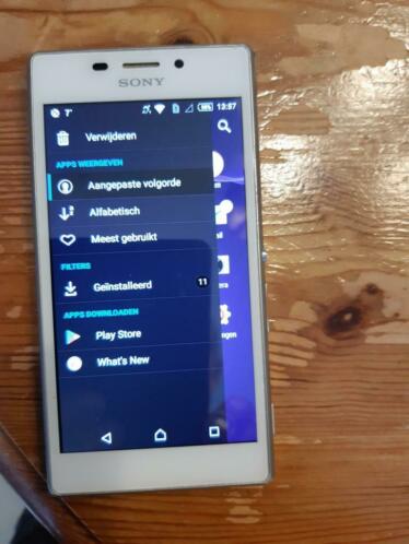 Sony Xperia Z, kleur wit, dubbel sim, zonder krassen