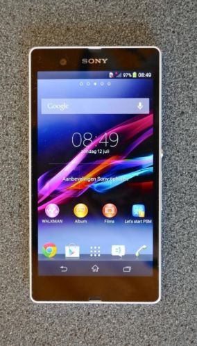 Sony Xperia Z wit, perfecte staat, 1 jaar garantie, bon