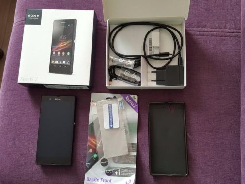 Sony Xperia Z zwart met accessories