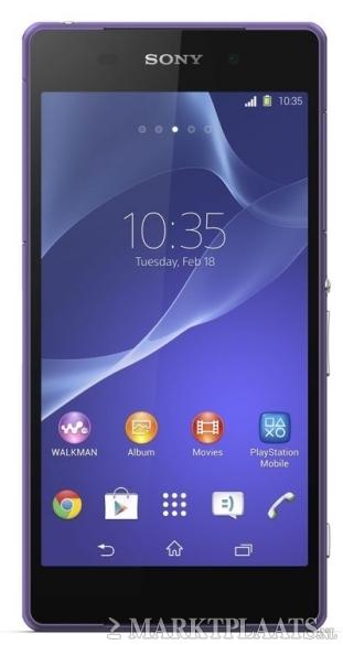Sony Xperia Z2 Paars smartphone