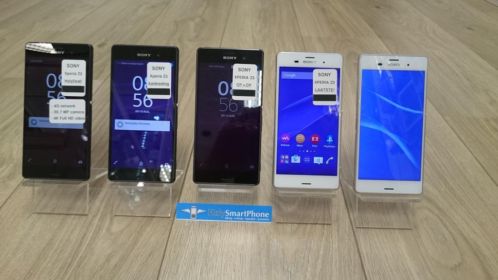 Sony Xperia Z3  2 mnd GARANTIE  zwart amp wit STUNT PRIJS