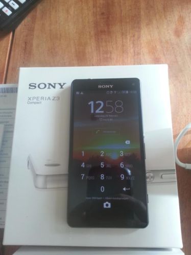 Sony Xperia Z3 Compact 16GB Zwart aangeboden