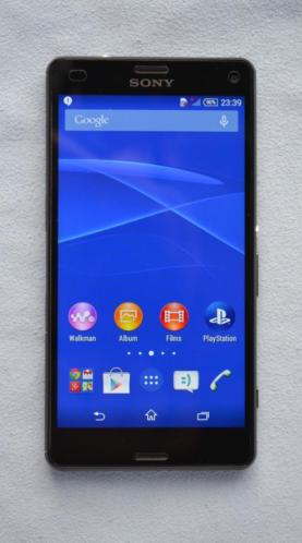 Sony Xperia Z3 Compact zwart, perfecte staat, garantie, bon