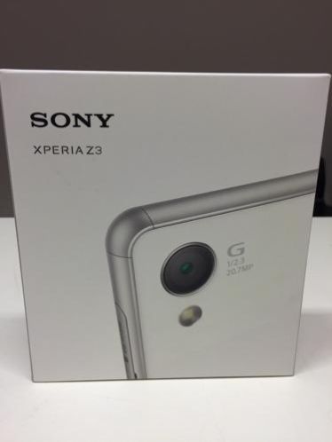 Sony Xperia Z3 Zwart  NIEUW  GESEALD  Met bon