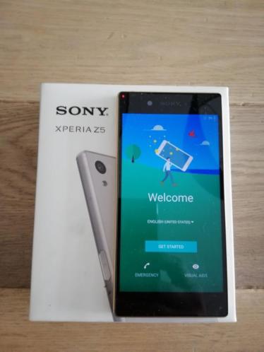 Sony Xperia Z5 gold. In nieuwstaat