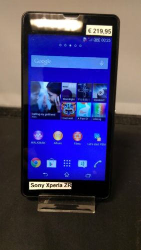 Sony Xperia ZR  Los toestel met lader