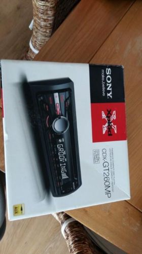 Sony xplod radiocd speler 