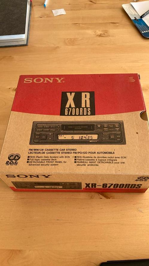 Sony XR-6700RDS autoradio cassettespeler incl documentatie