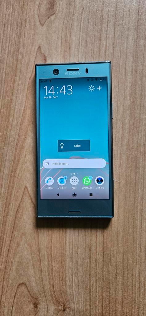 Sony XZ1 compact telefoon groen metallic