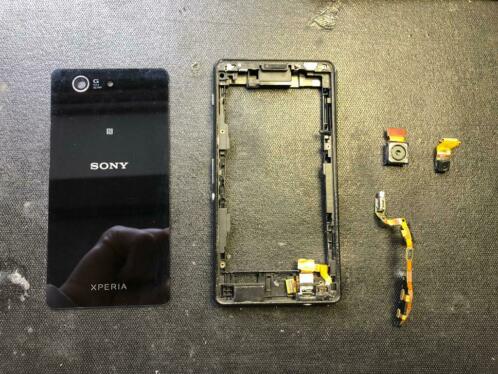 Sony z3 compact onderdelen (behuizing camera amp achterkant)