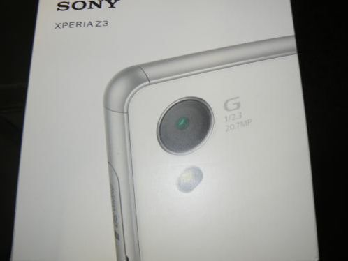 Sony Z3 Zwart Nieuw in doos ongeopend