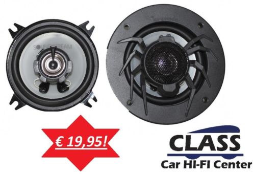 SOUNDSTREAM SF402T 10cm 2-way 250 Watt koningsdag geopend