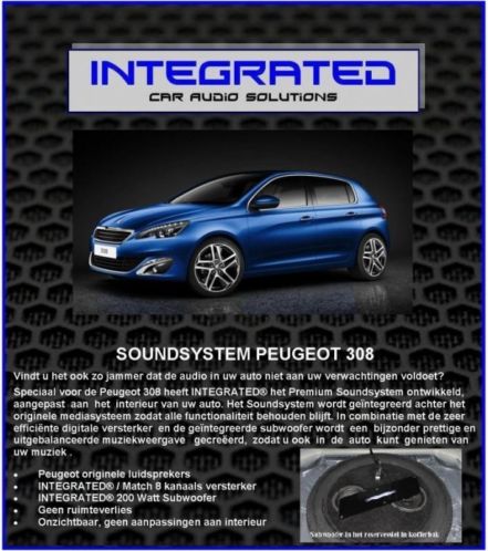 SoundSystem Premium 600Watt Peugeot 308308sw