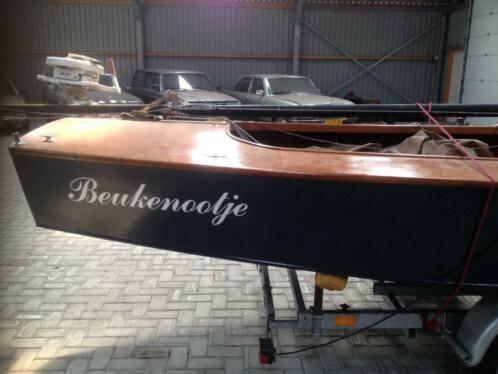 Spanker wedstrijd zeilboot