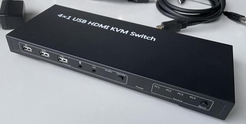 SpeaKa Professional 4 poorten KVM-switch HDMI 4K
