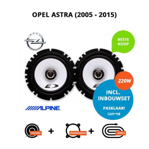 Speakers voor Opel Astra (H) (2005-2015) (Pasklare speakers)