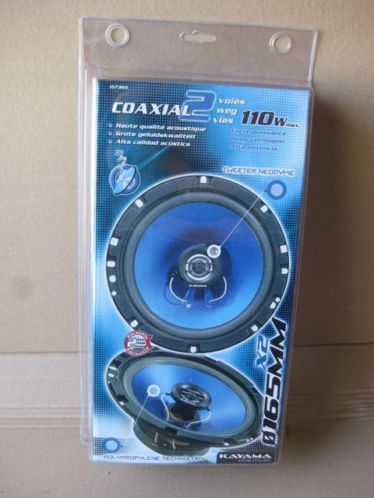 Speakerset 110 watt 16,5cm nieuw