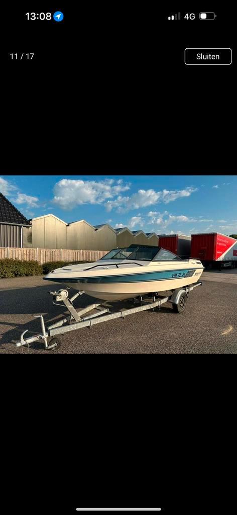 Speedboot 4,3L MERCRUISER 8 personen