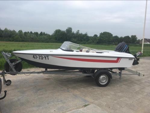 Speedboot 70 pk Bekro incl. nieuwe trailer