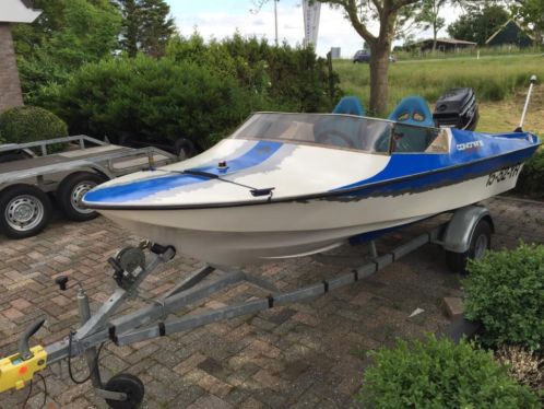 Speedboot concorde 400 met trailer en 50pk mercury UNIEK