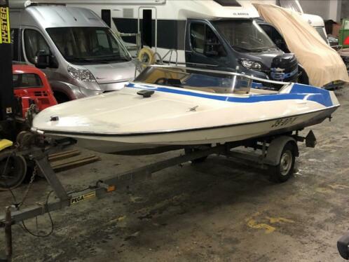 Speedboot Mercury 85pk inclusief trailer