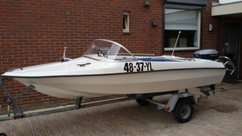 Speedboot met 50 pk motor, goed onderhouden