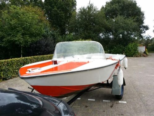 speedboot met een 9.8 pk mercury langstaart en trailer ruil