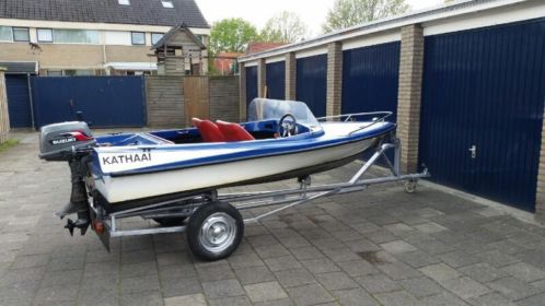 Speedboot met trailer motor 