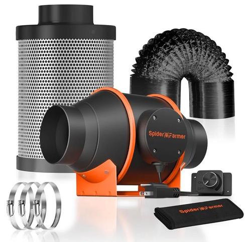 Spiderfarmer Inline Fan  Carbon filter