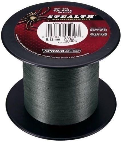 SpiderWire 600m Stealth Moss Dyneema Gevlochten Lijn VisLijn