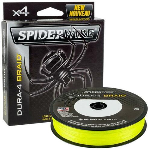 Spiderwire Dura 4 Braid Yellow (keuze uit 9 opties)