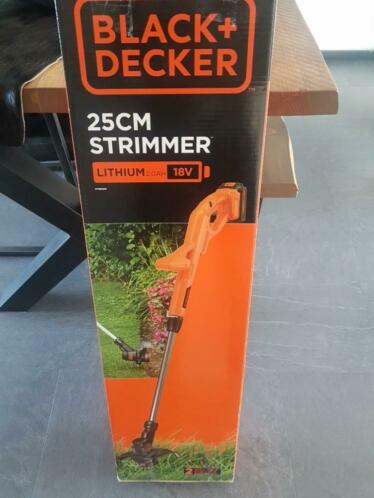 Splinternieuwe Black  Decker strimmer 18v lithium ion