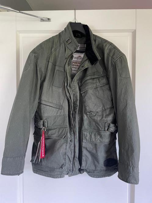 Splinternieuwe groene GC Bikewear Sulby motorjas