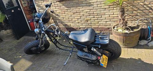 Sportster xls frame met kenteken.