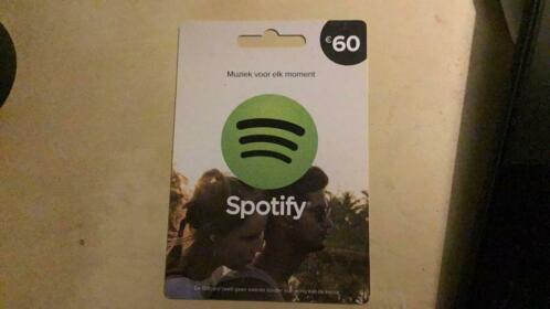 Spotify 60 giftcard