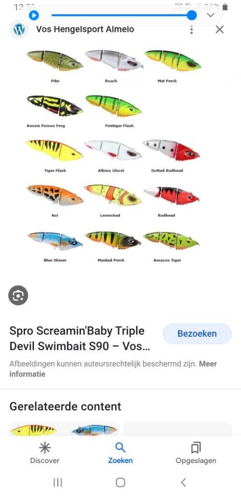 Spro screaming triple devil 90 s GEZOCHT